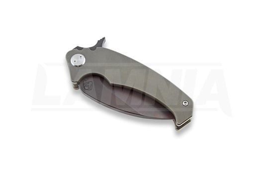 Medford Flipper FUK סכין מתקפלת, Bronze Ti, flamed bevel