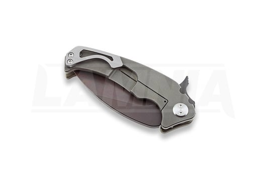 Πτυσσόμενο μαχαίρι Medford Flipper FUK, Bronze Ti, flamed bevel