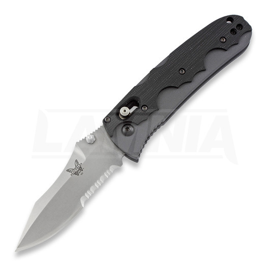 Benchmade Resistor 420S foldekniv, savtakket C377000421