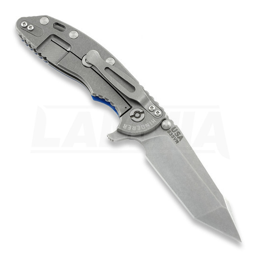 Πτυσσόμενο μαχαίρι Hinderer XM-18 3,5 Fatty Harpoon Tanto, μπλε