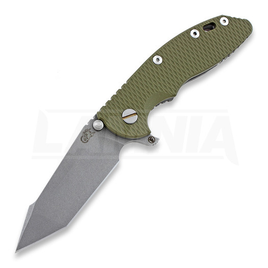 Πτυσσόμενο μαχαίρι Hinderer XM-18 3,5 Fatty Harpoon Tanto, λαδί