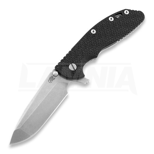 Hinderer XM-24 Spanto Carbon Fiber összecsukható kés, fekete