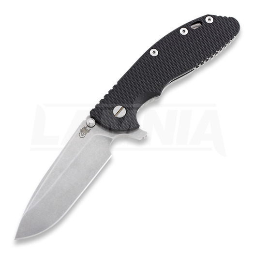 Hinderer XM-24 Spear point foldekniv, svart