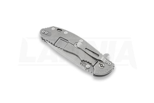 Hinderer XM-24 Spear point foldekniv, sort