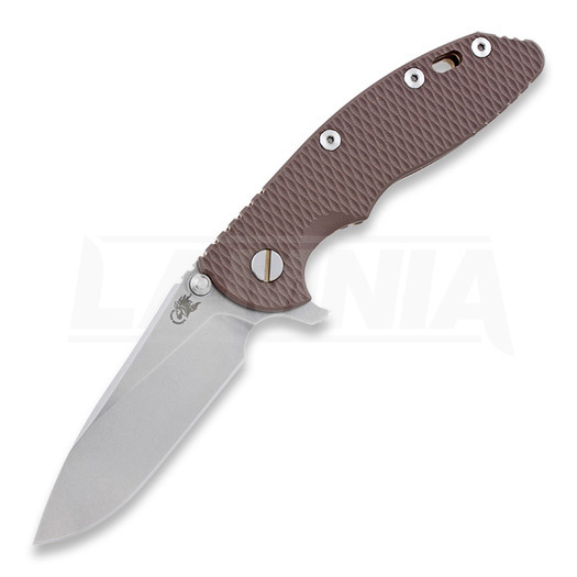 Πτυσσόμενο μαχαίρι Hinderer XM-18 3,5" Slicer, FDE G-10/Ti bronze