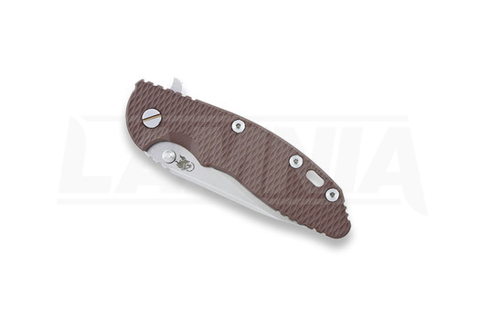 Hinderer XM-18 3,5" Slicer összecsukható kés, FDE G-10/Ti bronze