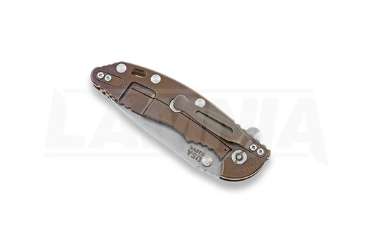 Πτυσσόμενο μαχαίρι Hinderer XM-18 3,5" Slicer, Sand G-10/Ti bronze