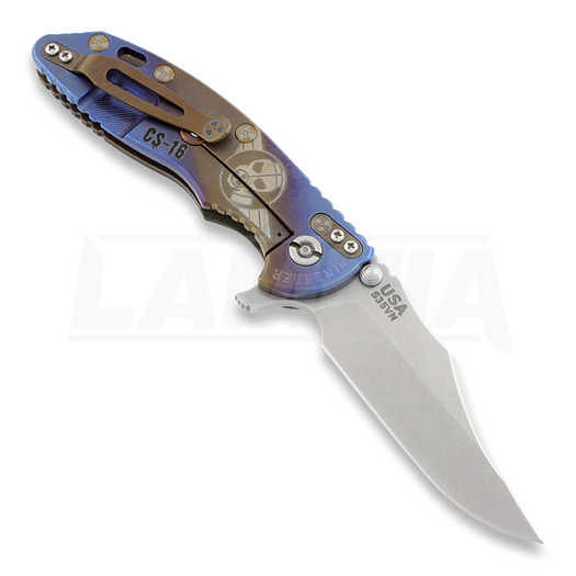 Zavírací nůž Hinderer XM-18 3,5" Bowie Containment Series, green/black