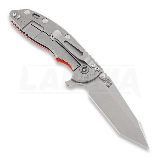 มีดพับ Hinderer XM-18 3,5" Harpoon Tanto Fatty, orange