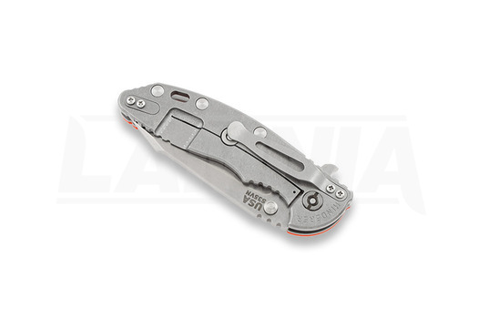 Πτυσσόμενο μαχαίρι Hinderer XM-18 3,5" Harpoon Tanto Fatty, πορτοκαλί