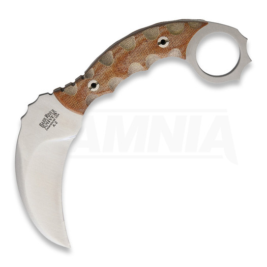 Μαχαίρι karambit Bark River Ghost II Natural Canvas Micart