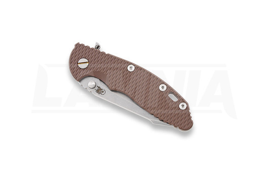 Hinderer XM-18 3,5" Harpoon Tanto Fatty 折り畳みナイフ, FDE