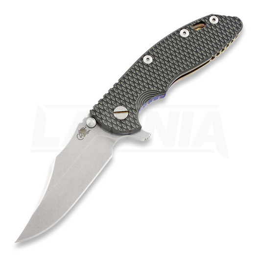 Hinderer XM-18 3,5" Bowie Containment Series vouwmes, green/black