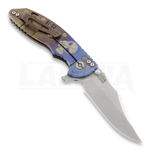 Πτυσσόμενο μαχαίρι Hinderer XM-18 3,5" Bowie Containment Series, green/black