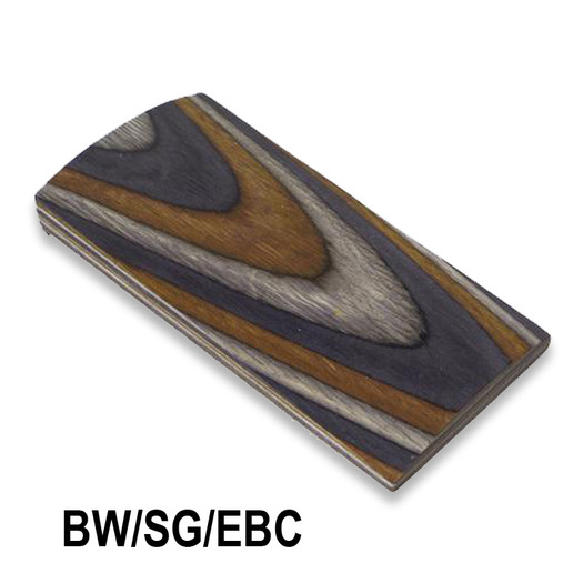 CWP Laminated Blanks BW/SG/EBC - Brown, Silver grey, Black