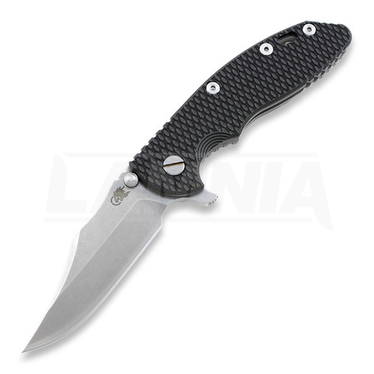 Saliekams nazis Hinderer XM-18 3,5" Bowie Containment Series, black/green