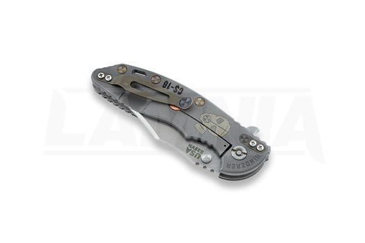 Πτυσσόμενο μαχαίρι Hinderer XM-18 3,5" Bowie Containment Series, black/green