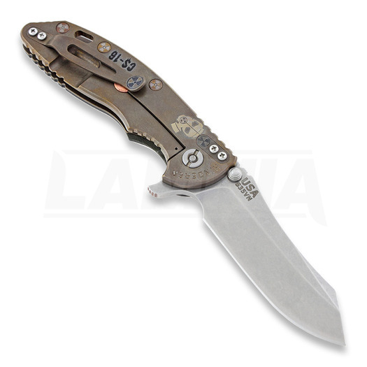 Πτυσσόμενο μαχαίρι Hinderer XM-18 3,5" Skinner Containment Series, black/green