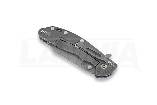 Hinderer XM-24 4" Wharncliffe összecsukható kés, working finish TI, zöld