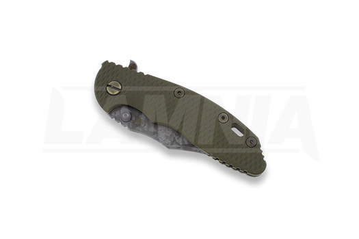 Hinderer XM-18 3,5" Battle Field összecsukható kés, zöld