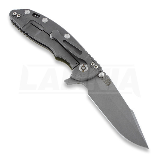 Πτυσσόμενο μαχαίρι Hinderer XM-18 3,5" M390 Harpoon Spanto, λαδί