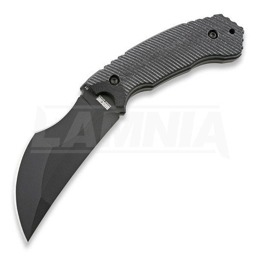 Hardcore Hardware Razorback CQC-01 tactical knife, black | Lamnia