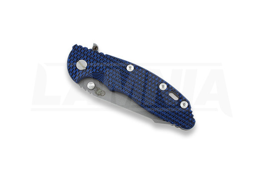 Briceag Hinderer XM-18 3,5" Harpoon Tanto Fatty, black/blue