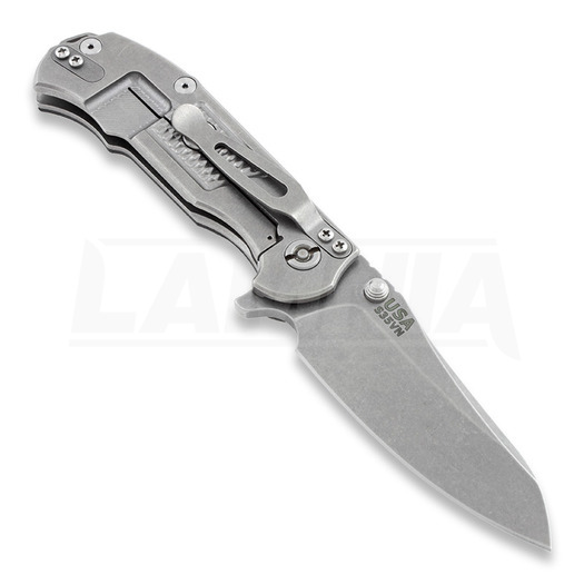 Πτυσσόμενο μαχαίρι Hinderer MP-1 TI/G10, black/grey