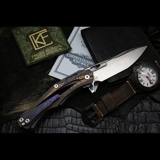 Custom Knife Factory Decepticon 1 Customized - OSR kääntöveitsi