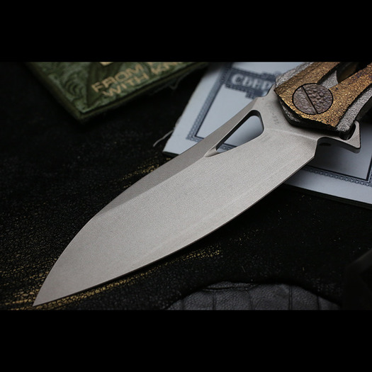 Custom Knife Factory Decepticon-3 Customized - GOLD összecsukható kés