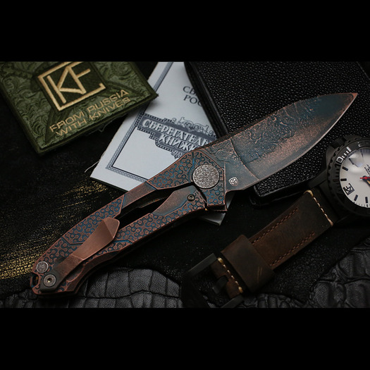 มีดพับ Custom Knife Factory Ratata Customized - BEST1