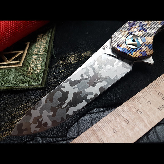 Πτυσσόμενο μαχαίρι Custom Knife Factory S.S.E. Customized - CAMO1