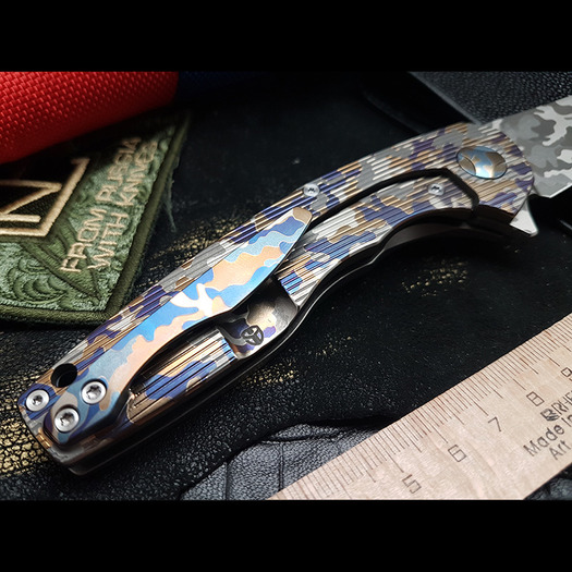 Custom Knife Factory S.S.E. Customized - CAMO1 סכין מתקפלת