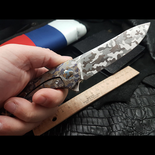 Складний ніж Custom Knife Factory S.S.E. Customized - CAMO1