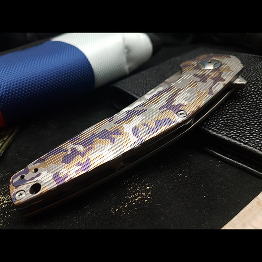 Skladací nôž Custom Knife Factory S.S.E. Customized - CAMO1