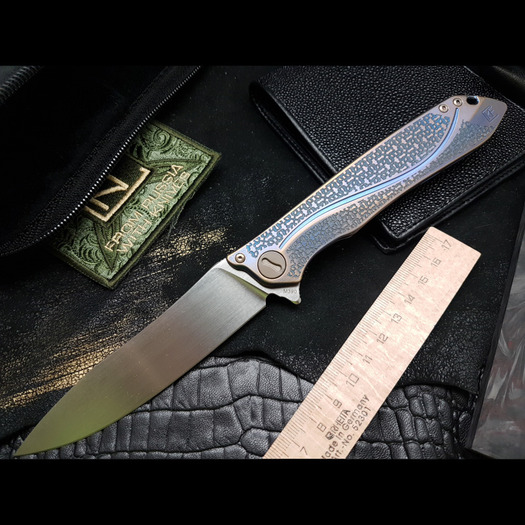 Nóż składany Custom Knife Factory Milk Customized - PATT