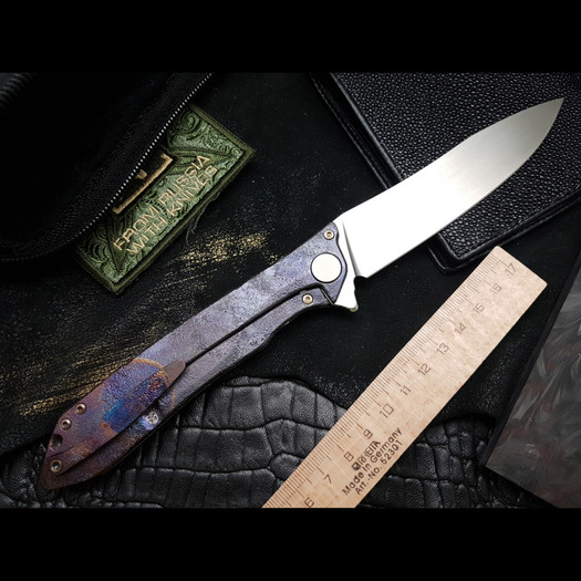 Custom Knife Factory Milk Customized - OLDBLUE összecsukható kés