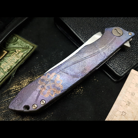 Custom Knife Factory Milk Customized - OLDBLUE 折叠刀