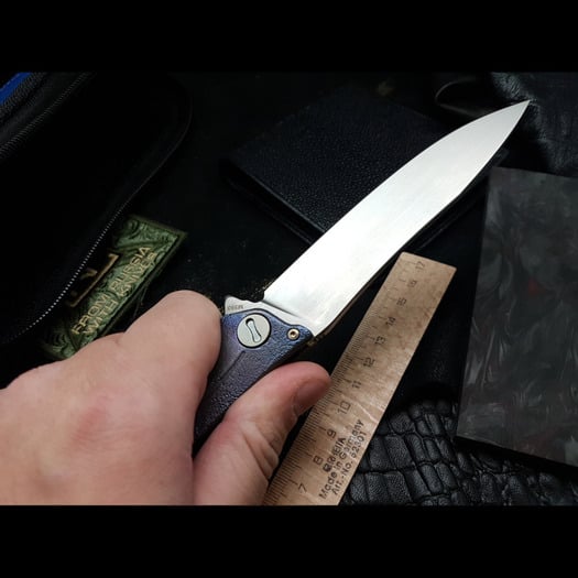 Custom Knife Factory Milk Customized - OLDBLUE 折り畳みナイフ