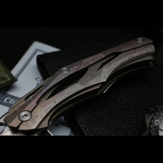 Custom Knife Factory Decepticon 1 Customized - BLEKL sklopivi nož