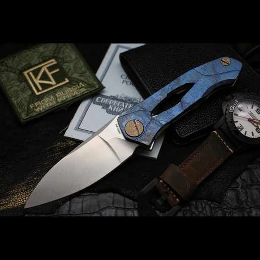 Nóż składany Custom Knife Factory Ratata Customized - DBDDBD