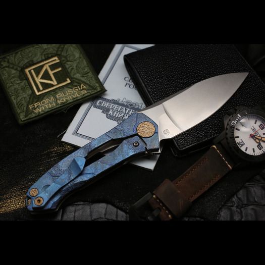 Custom Knife Factory Ratata Customized - DBDDBD kääntöveitsi