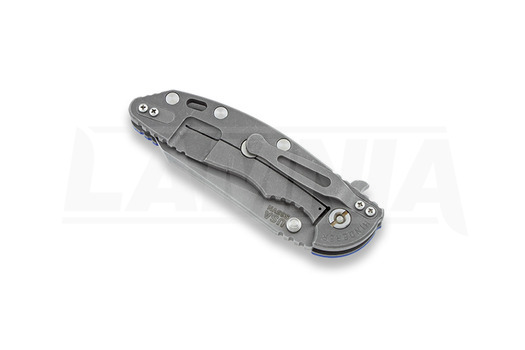 Hinderer XM-18 3,5" Wharncliffe Fatty foldekniv, blå