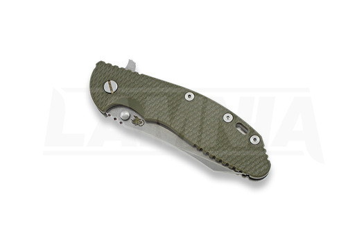 Hinderer XM-24 skinner fällkniv, olivgrön