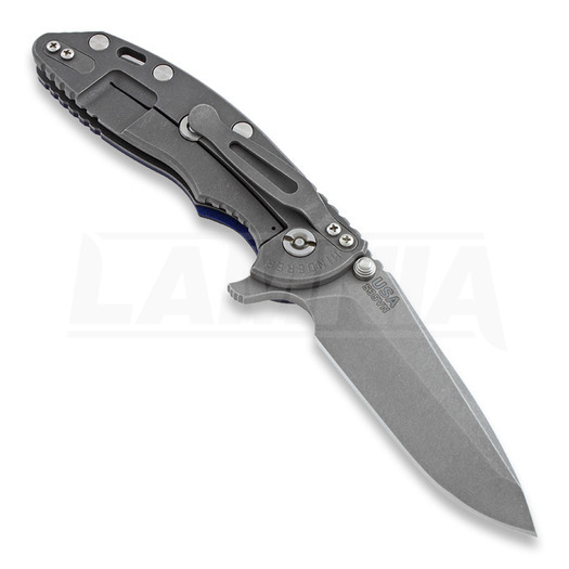 Saliekams nazis Hinderer XM-18 3,5" Spanto Fatty, black/blue