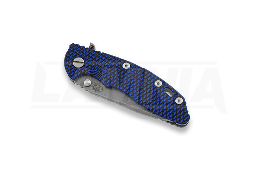 Сгъваем нож Hinderer XM-18 3,5" Spanto Fatty, black/blue