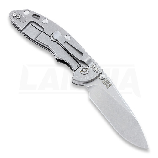 Hinderer XM-18 3,5" Non-flipper Slicer foldekniv, sort