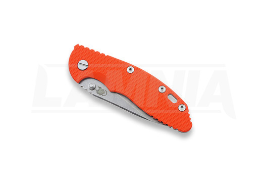 Briceag Hinderer XM-18 3,5" Non-flipper Slicer, portocaliu