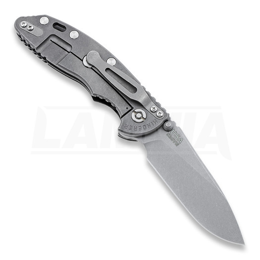 Hinderer XM-18 3,5" Non-flipper Slicer WF vouwmes, zwart