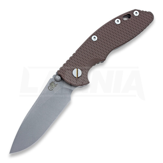 Hinderer XM-18 3,5" Non-flipper Slicer összecsukható kés, FDE